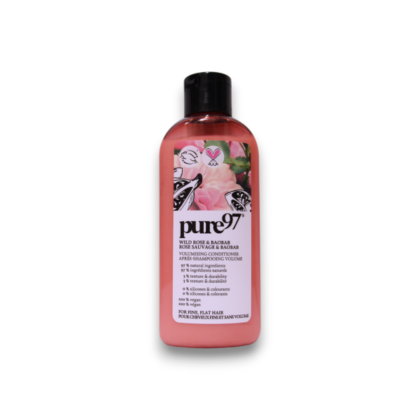 Pure97, Rose & Baobab, Hair Shampoo, For Volume, 200 ml