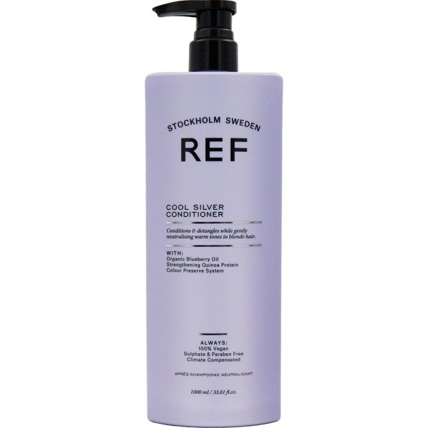 Ref Stockholm, Cool Silver, Sulfates-Free, Hair Conditioner, Neutralising Warm Tones, 1000 ml