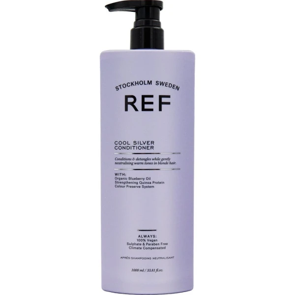Ref Stockholm, Cool Silver, Sulfates-Free, Hair Conditioner, Neutralising Warm Tones, 1000 ml
