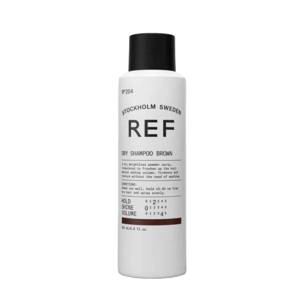 Ref Stockholm, Texture & Form No.204 Brown, Vegan, Hair Dry Shampoo, Refreshing, 200 ml