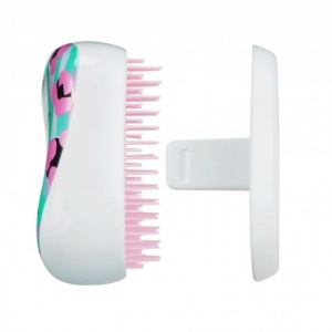 Tangle Teezer, Compact Styler, Detangler, Hair Brush, Pink Aqua