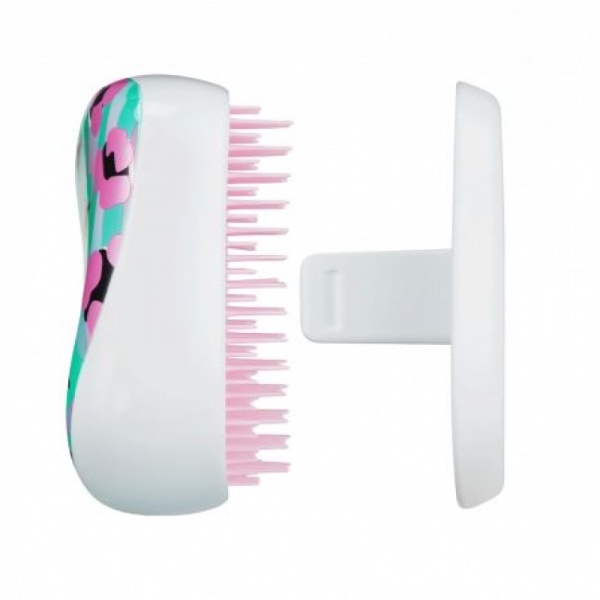 Tangle Teezer, Compact Styler, Detangler, Hair Brush, Pink Aqua