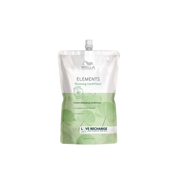 Wella Professionals, Elements Renewing, Silicone Free, Hair Conditioner, Anti-Frizz, 1000 ml