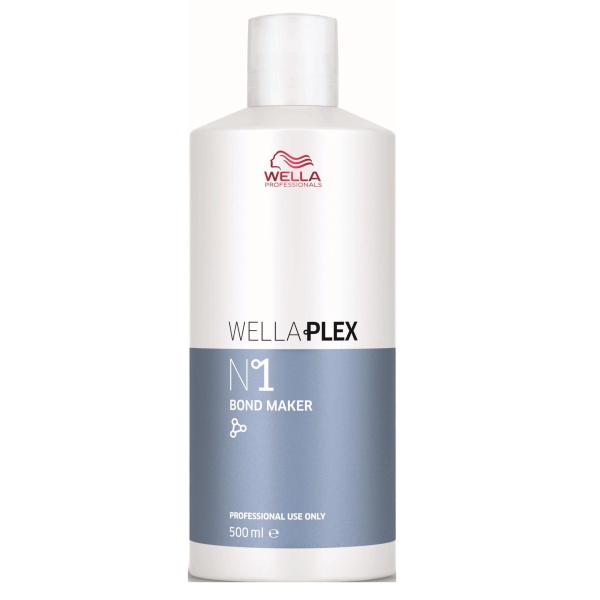 Wella Professionals, Wellaplex Bond Marker, Hair Cream Treatment, Reduce Hair Damage, 500 ml