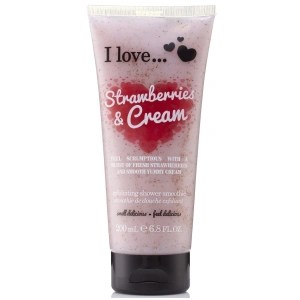 I Love Strawberries and Cream Exfoliating Shower Gel