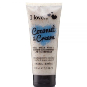 I Love Coconut and Cream Exfoliating Shower Gel