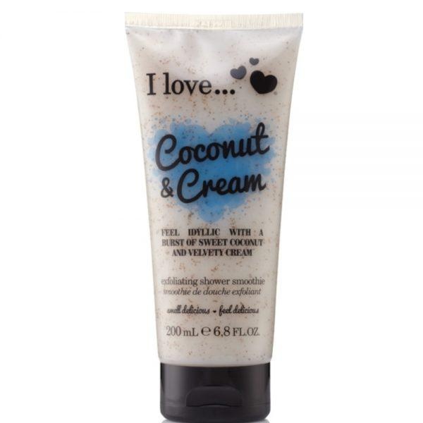 I Love Coconut and Cream Exfoliating Shower Gel