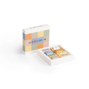 Set Oppidum: Blanc De Carvi, Cleansing & Soothing, Soap Bar, 100 g + Bleu De Nimes, Elasticity and Firmness, Soap Bar, 100 g + Bois de Rose, Hydrating, Soap Bar, For Face, 100 g + Ecorces & Graines, Nourishing, Soap Bar, 100 g + Mille Fleurs, Nourishing, Soap Bar, 100 g + Neutre Absolu, Nourishing, Soap Bar, For Face, 100 g + Orange Le Soleil, Revitalising, Soap Bar, 100 g + Vive Verveine, Nourishing, Soap Bar, 100 g