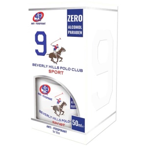 Beverly Hills Polo Club, 1982 - Sport 9, Anti-Perspirant, Deodorant Spray, For Men, 50 ml