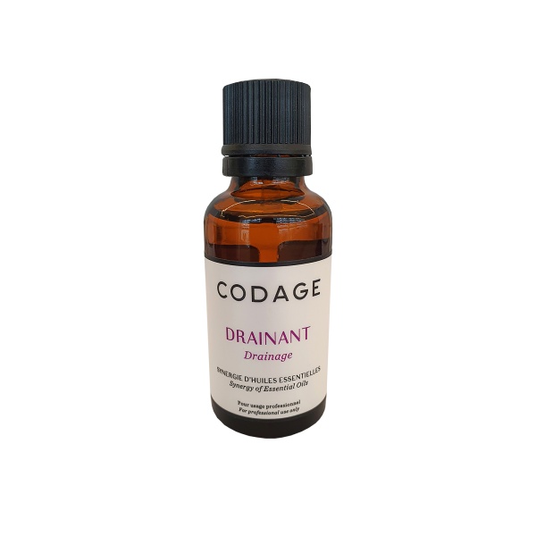Codage, Synergy Of Essential, Draining, Body Oil, 30 ml