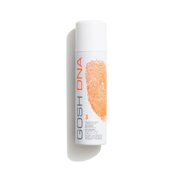 Gosh, Gosh DNA 3, Deodorant Spray, For Women, 150 ml
