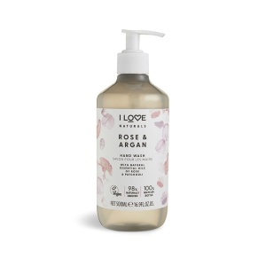 I Love, Naturals Collection, Rose & Argan, Liquid Soap, For Hands, 500 ml
