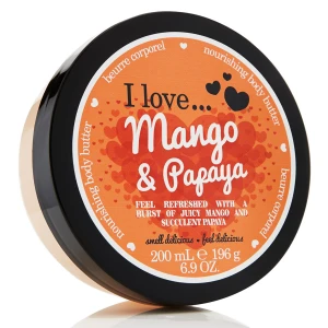 I Love, Mango & Papaya, Hydrating, Body Butter, 200 ml