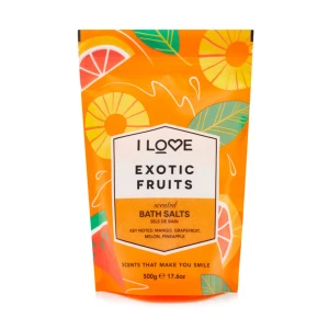 I Love, Signature Collection, Exotic Fruits, Bath Salt, 500 g