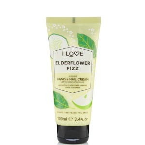 I Love, Signature Collection, Hydrating, Hand & Nail Cream, Elderflower Fizz, 100 ml