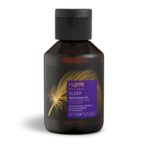I Love, Wellness Sleep, Vitamin E, Hydra-Nourishing, Lavender, Body Oil, 125 ml