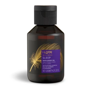 I Love, Wellness Sleep, Vitamin E, Hydra-Nourishing, Lavender, Body Oil, 125 ml