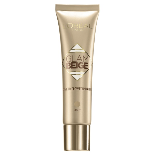 L'Oreal Paris, Glam Beige, Natural Glow, Liquid Foundation, Light, SPF 15, 30 ml