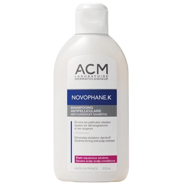 Laboratoire ACM, Novophane K, Hair Shampoo, Anti-Dandruff, 125 ml
