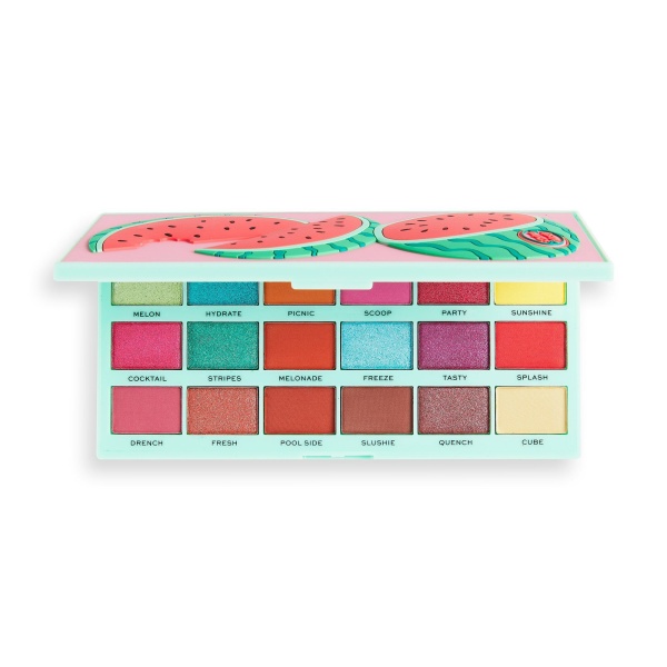 Makeup Revolution, I Heart Revolution, Eyeshadow Palette, Watermellon, 22 g