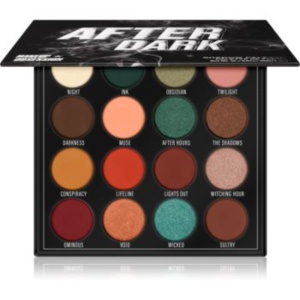 Makeup Revolution, Obsession, Eyeshadow Palette, After Dark, 16 Shades, 1.3 g