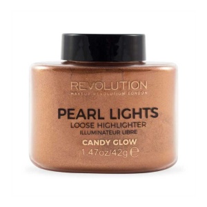 Makeup Revolution, Pearl Lights, Loose Highlighter Powder, Candy Glow, 25 g