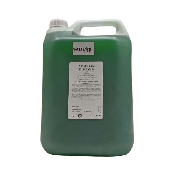 Molton Brown, Sport Wash 4 in 1, Shower Gel, 5000 ml