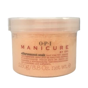 Opi, Manicure Effervescent Soak, Revitalising, Hand & Nail Exfoliator Gel, 250 g