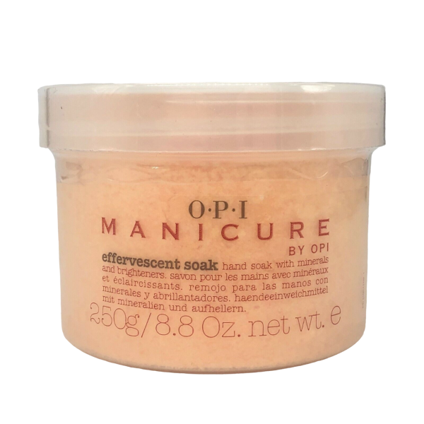 Opi, Manicure Effervescent Soak, Revitalising, Hand & Nail Exfoliator Gel, 250 g