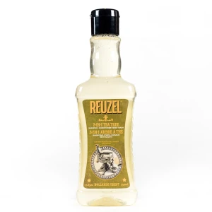 Reuzel, Reuzel, Tea Tree Oil, Hair Shampoo, Conditioner & Shower Gel 3-In-1, Moisturizing, 350 ml