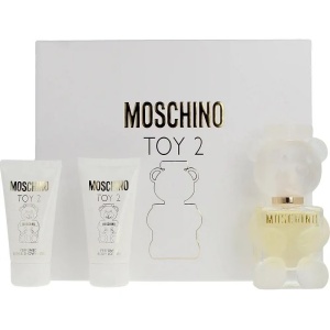 Set Moschino: Toy 2, Eau De Parfum, For Women, 50 ml + Toy 2, Hydrating, Body Lotion, 50 ml + Toy 2, Shower Gel, For All Skin Types, 50 ml