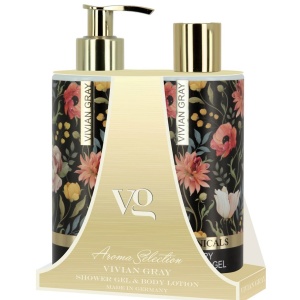 Set Vivian Gray: Botanicals, Softening, Shower Gel, For All Skin Types, 250 ml + Botanicals, Hydrating, Body Lotion, 250 ml
