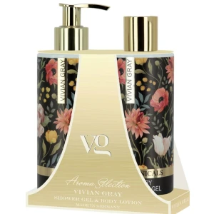 Set Vivian Gray: Botanicals, Softening, Shower Gel, For All Skin Types, 250 ml + Botanicals, Hydrating, Body Lotion, 250 ml