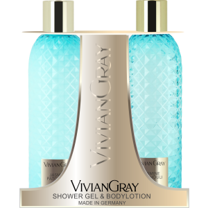 Set Vivian Gray: Gemstone, Jasmine & Patchouli, Soothing, Shower Gel, For All Skin Types, 300 ml + Gemstone, Jasmine & Patchouli, Hydrating, Body Lotion, 300 ml