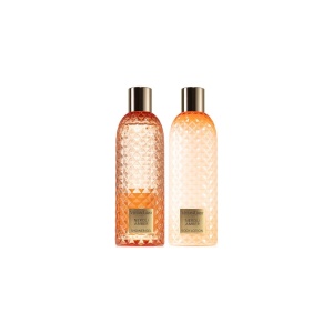 Set Vivian Gray: Gemstone, Neroli & Amber, Shower Gel, For All Skin Types, 300 ml + Gemstone, Neroli & Amber, Hydrating, Body Lotion, 300 ml