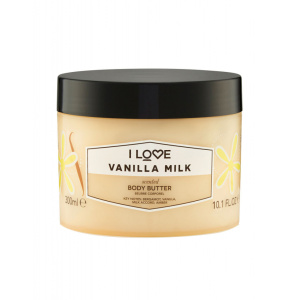 I Love, Signature Collection, Vegan, Hydrating, Vanilla Milk, Body Butter, 330 ml