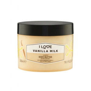I Love, Signature Collection, Vegan, Hydrating, Vanilla Milk, Body Butter, 330 ml
