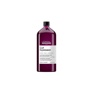 L'Oreal Professionnel, Serie Expert Curl Expression, Glycerin + Urea H + Hibiscus Seed, Hair Shampoo, Clarifying, 1500 ml