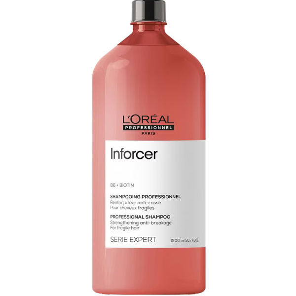 L'Oreal Professionnel, Serie Expert Inforcer, B6 + Biotin, Hair Shampoo, Anti-Breakage, 1500 ml