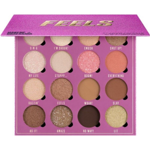 Makeup Revolution, Obsession, Eyeshadow Palette, Feels, 16 Shades, 1.3 g