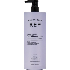 Ref Stockholm, Cool Silver, Sulfates-Free, Hair Shampoo, Neutralising Warm Tones, 1000 ml