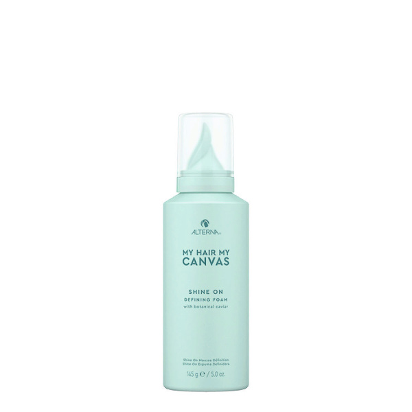 Alterna, My Hair.My Canvas. Shine On, Vegan Botanical Caviar, Hair Styling Mousse, Defining & Shining, 145 ml