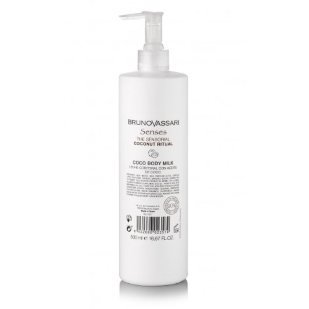 bruno vassari senses coconut oil hydrating body milk 500 ml 1680085376