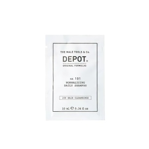 Depot, 100 Hair Cleansing No. 101, Botanical Complex, Hair Shampoo, Normalizing, 10 ml