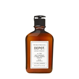 Depot, 100 Hair Cleansing No. 102, Botanical Complex, Hair Shampoo, Anti-Dandruff & Sebum Control, 250 ml