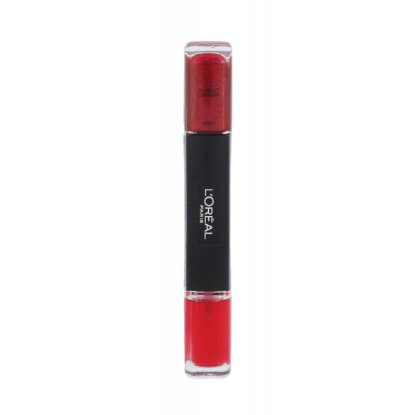 L'Oreal Paris, Infallible, Nail Polish 2-In-1, 018, Scarlet Century, 2 x, 5 ml