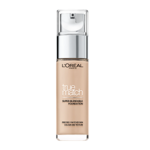 L'Oreal Paris, True Match, Natural Finish, Liquid Foundation, 1R1C, Rose Ivory, SPF 17, 30 ml