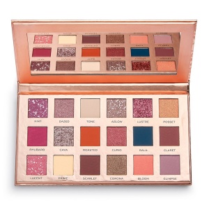 Makeup Revolution, Pro Rockstar, Eyeshadow Palette, Nude, 18 Shades, 1 g