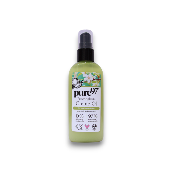 Pure97, Jasmin & Kokosnuss, Hair Cream Treatment, For Heat Protectant, 100 ml