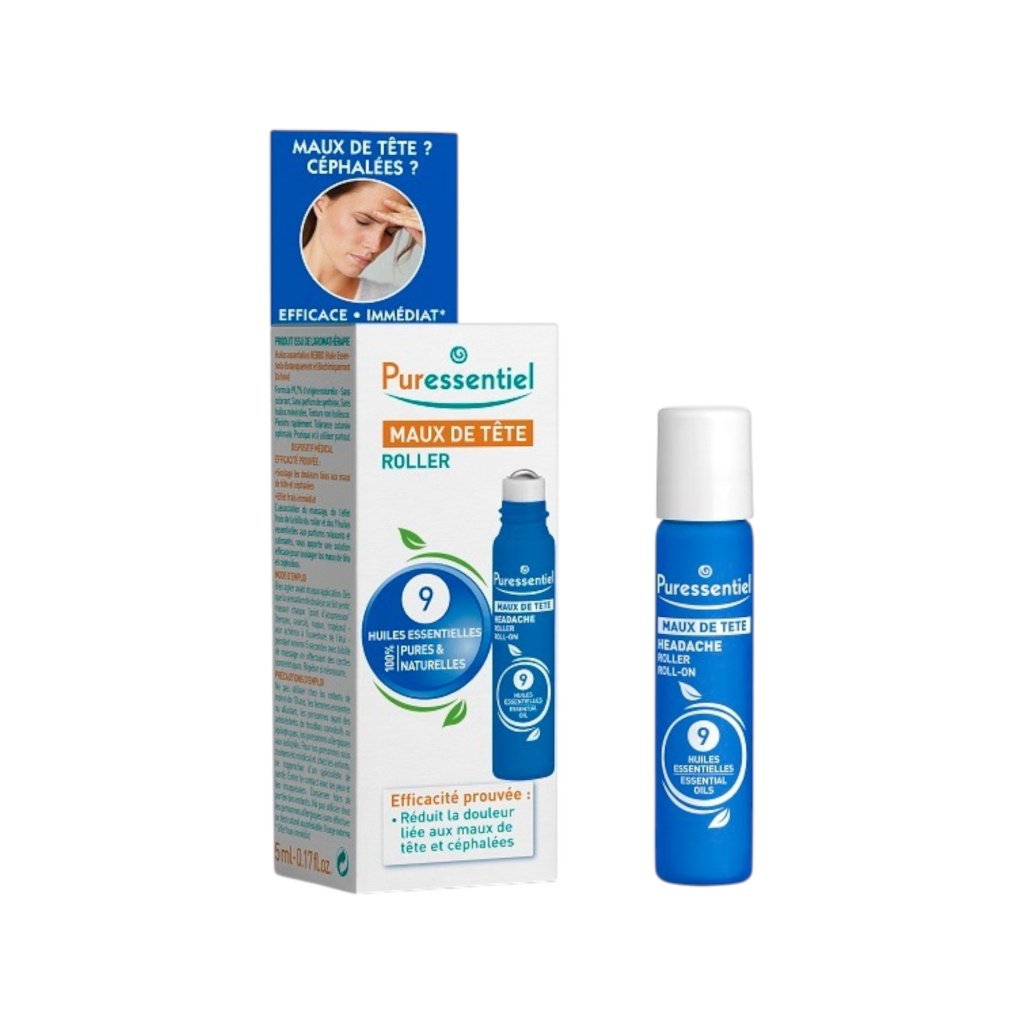 puressentiel roller essential oils pain relief for headache roll on body oil 5 ml 1748101523